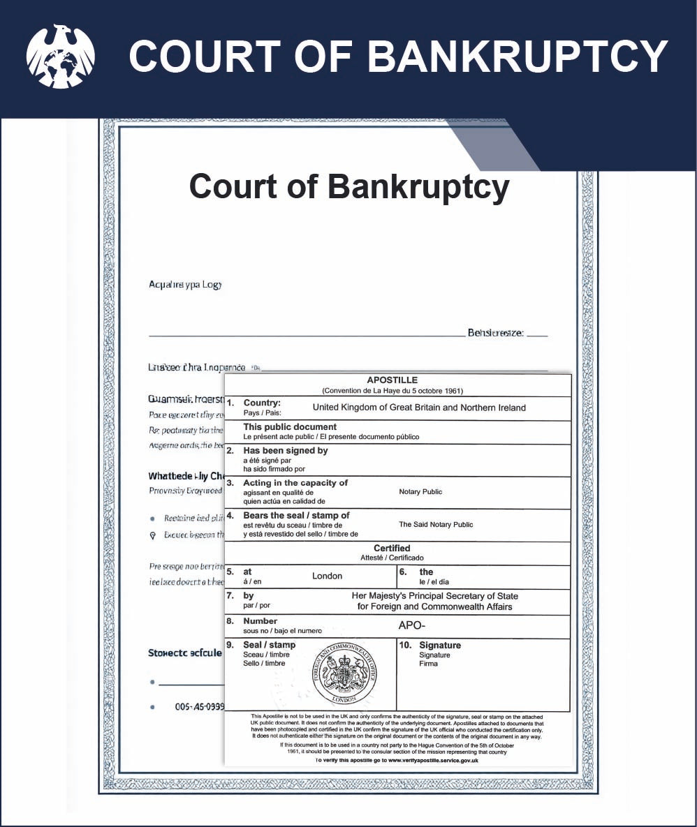 Court of Bankruptcy Document – Express Apostille Service