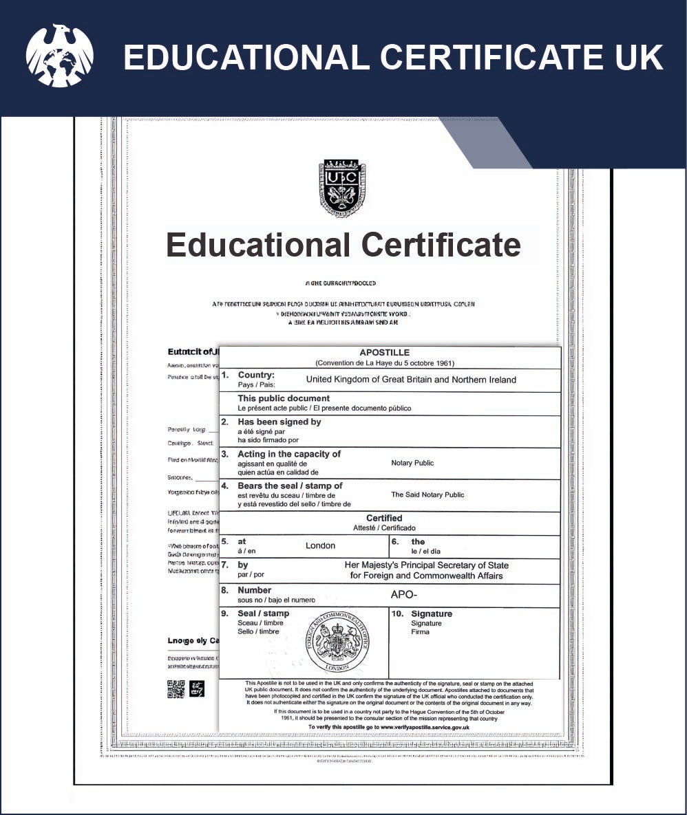 Educational Certificate (UK) – Express Apostille Service