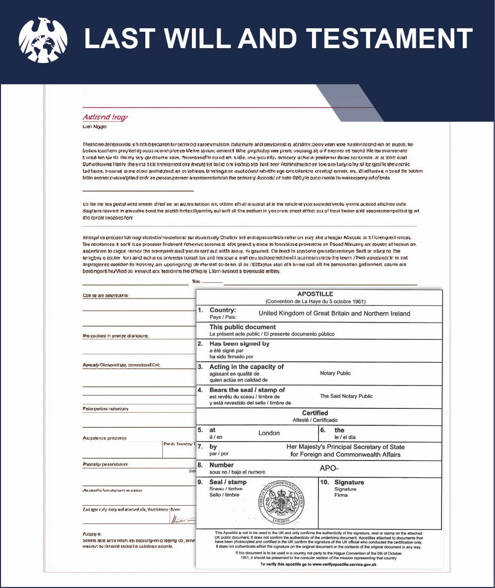 Last Will and Testament – Express Apostille Service