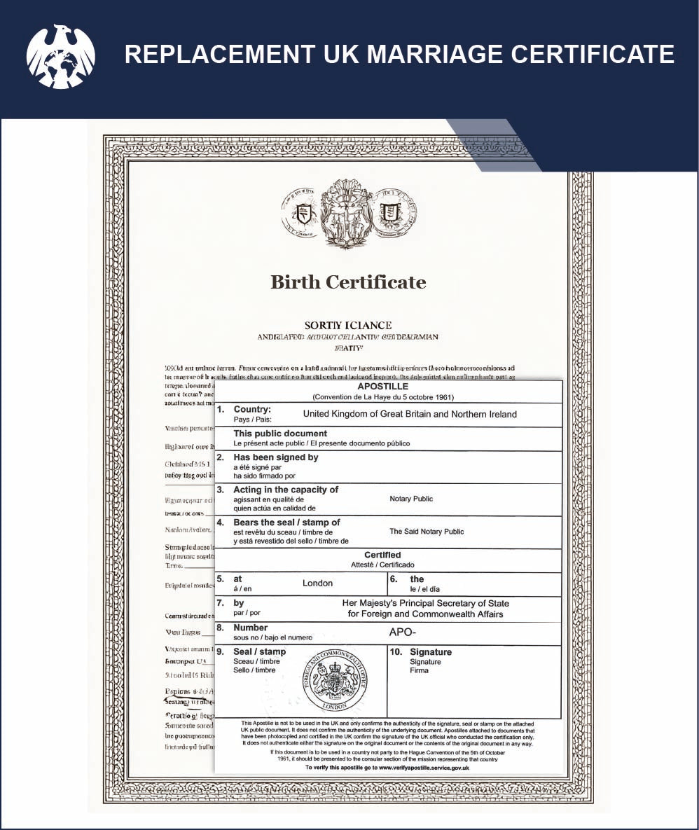 Replacement Birth Certificate (UK)