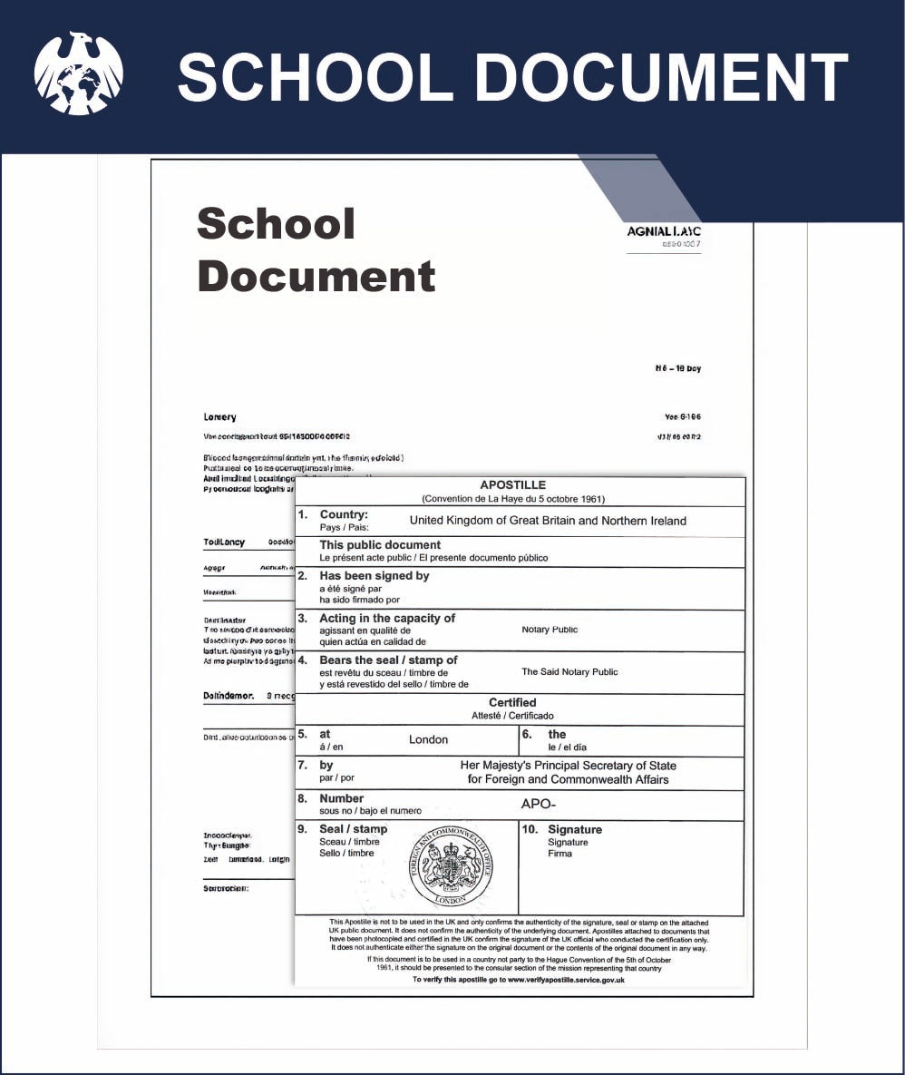 School Document – Express Apostille Service