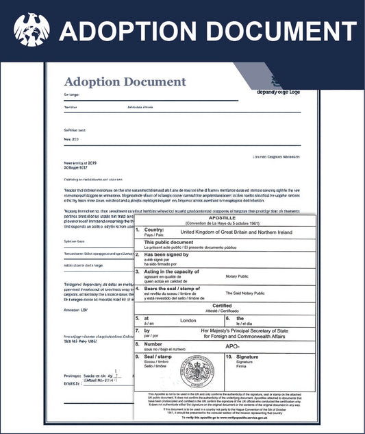Adoption Document – Express Apostille Service