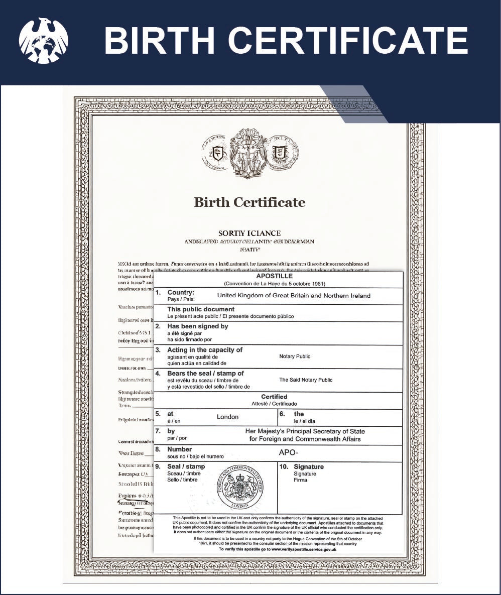 Birth Certificate (UK) – Express Apostille Service