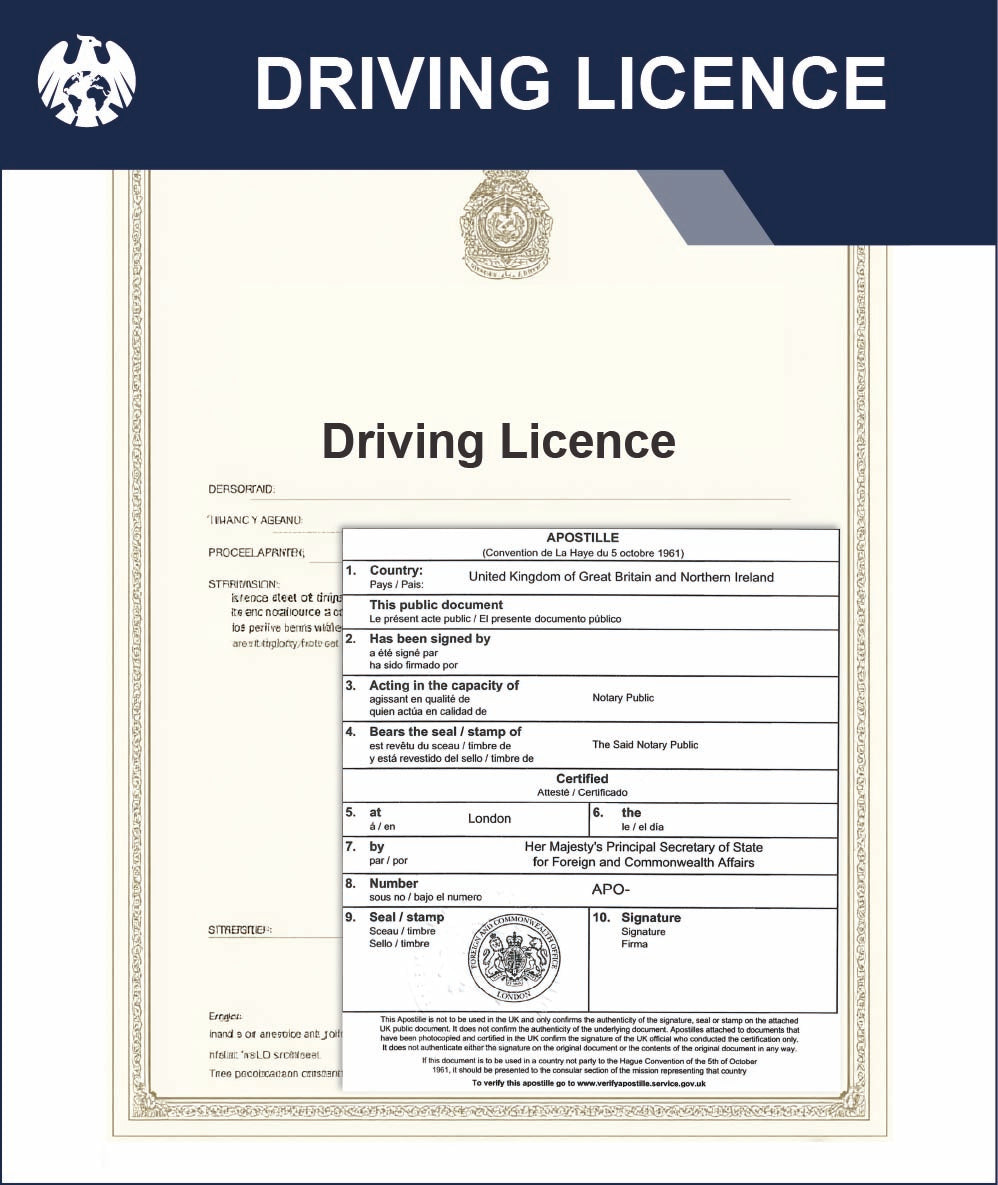 Driving Licence – Express Apostille Service