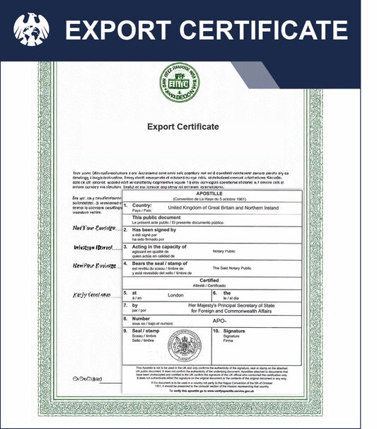 Export Certificate – Express Apostille Service