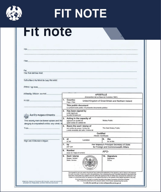 Fit note – Express Apostille Service