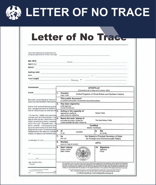 Letter of No Trace – Express Apostille Service