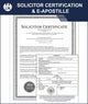 Solicitor Certification + E-Apostille