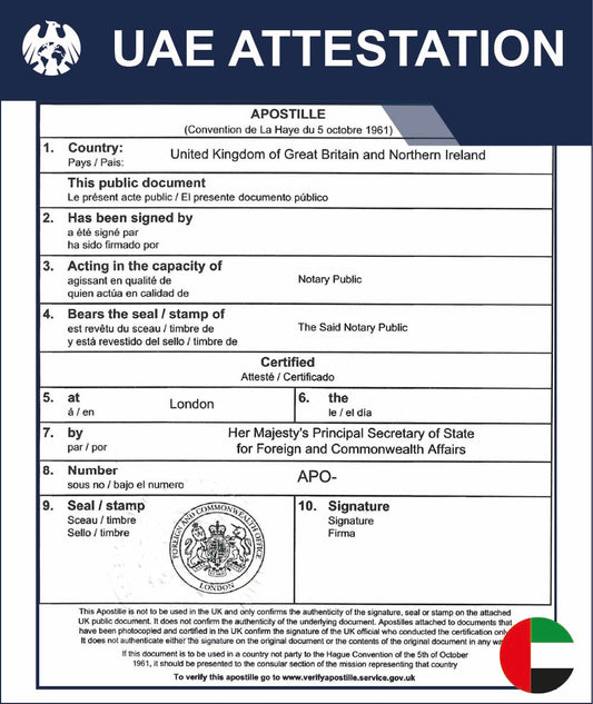 UAE Attestation