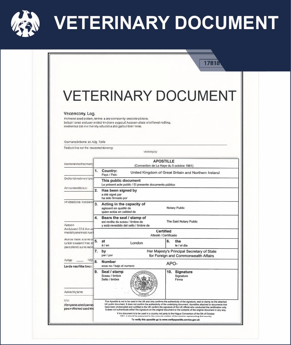 Veterinary Document – Express Apostille Service