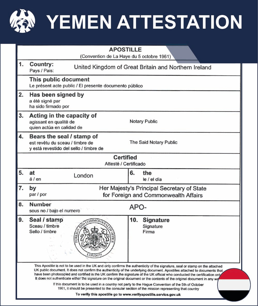 Other country Attestation