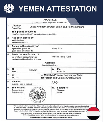 Other country Attestation